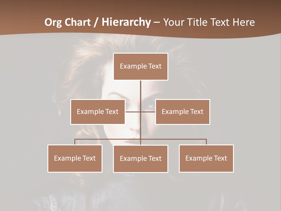 Shoulders Face Hair PowerPoint Template