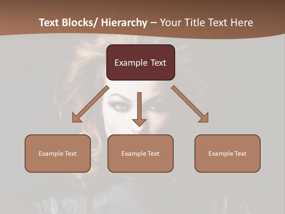 Shoulders Face Hair PowerPoint Template
