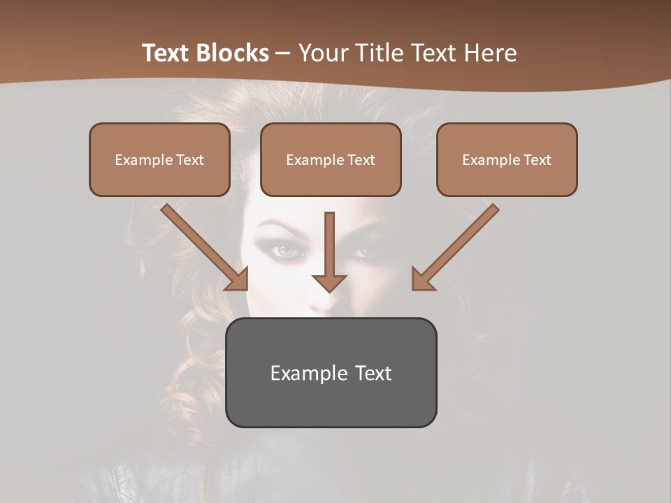 Shoulders Face Hair PowerPoint Template