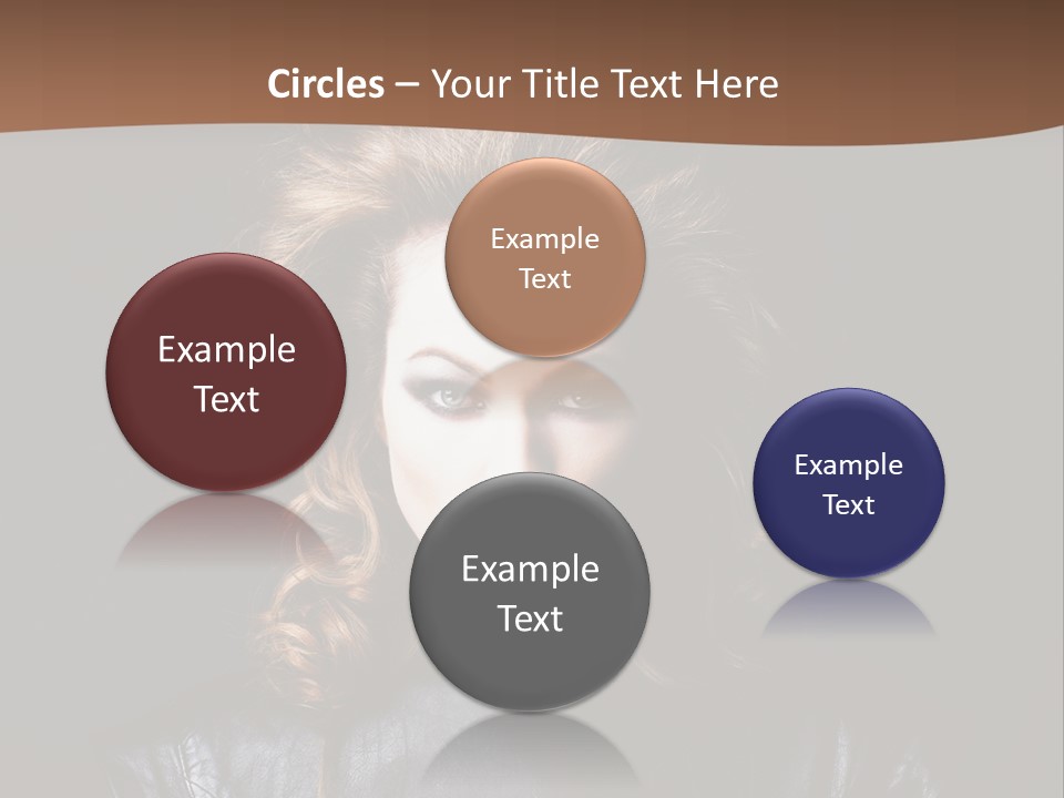 Shoulders Face Hair PowerPoint Template