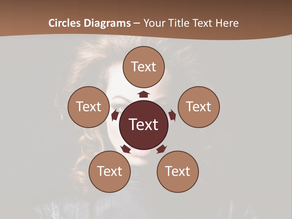 Shoulders Face Hair PowerPoint Template