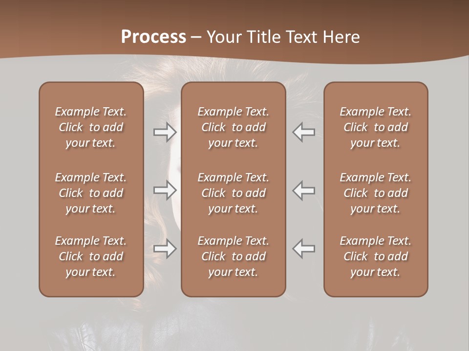 Shoulders Face Hair PowerPoint Template