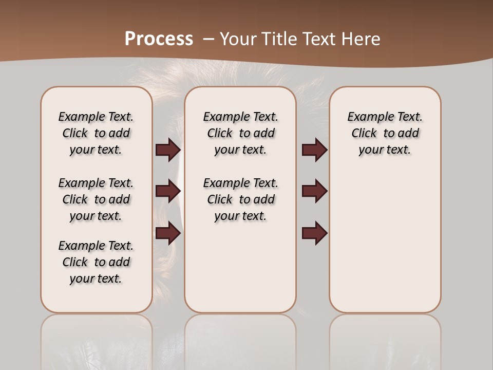 Shoulders Face Hair PowerPoint Template