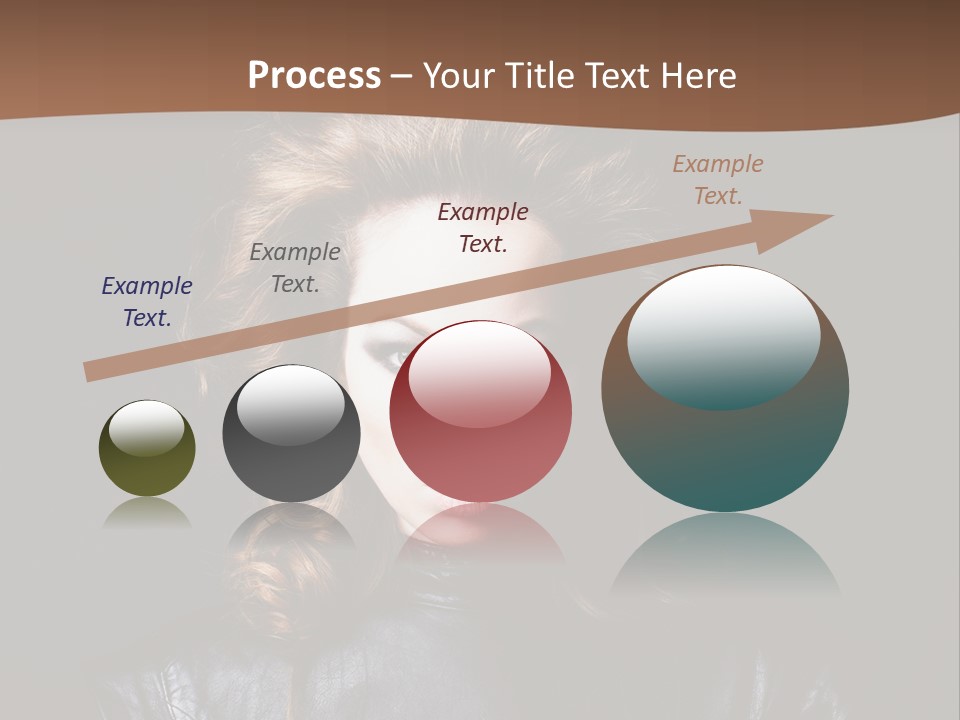 Shoulders Face Hair PowerPoint Template