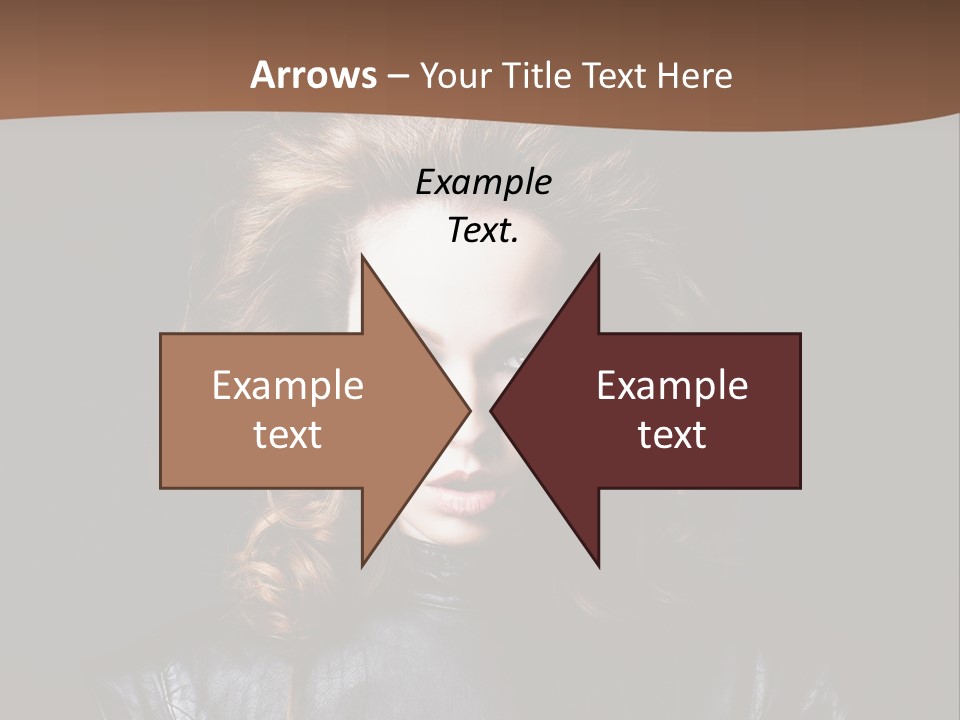 Shoulders Face Hair PowerPoint Template