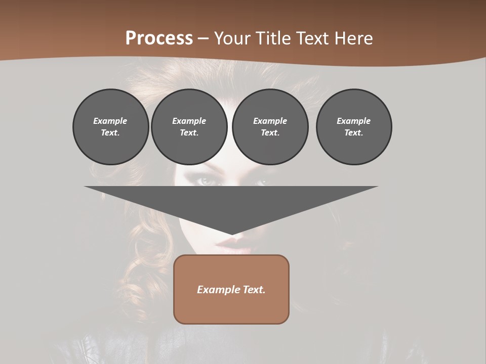 Shoulders Face Hair PowerPoint Template