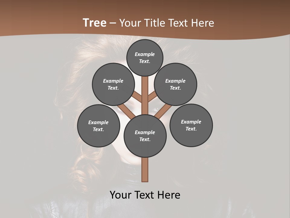 Shoulders Face Hair PowerPoint Template