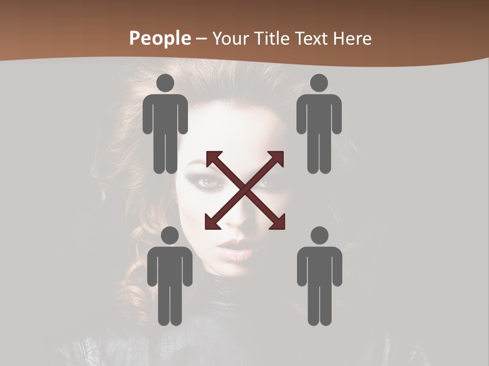 Shoulders Face Hair PowerPoint Template