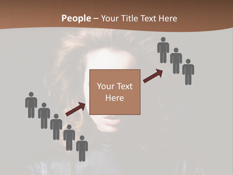 Shoulders Face Hair PowerPoint Template