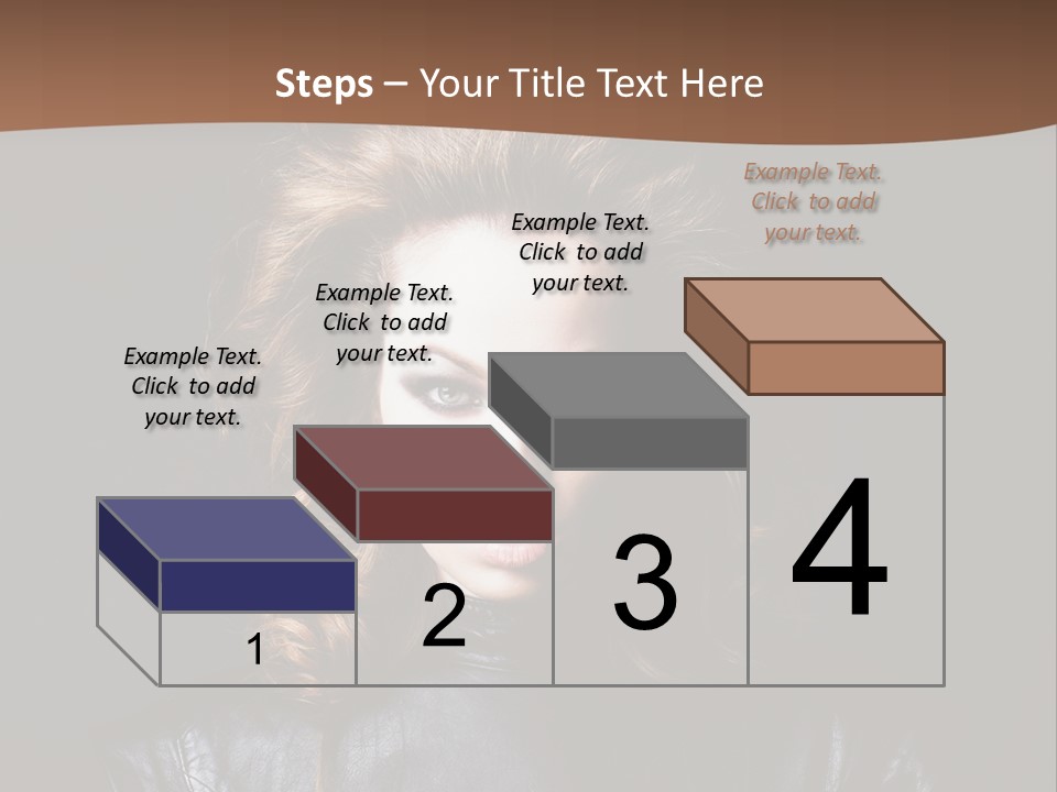 Shoulders Face Hair PowerPoint Template