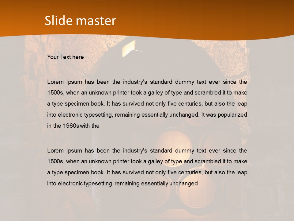 Dark No People Whiskey PowerPoint Template