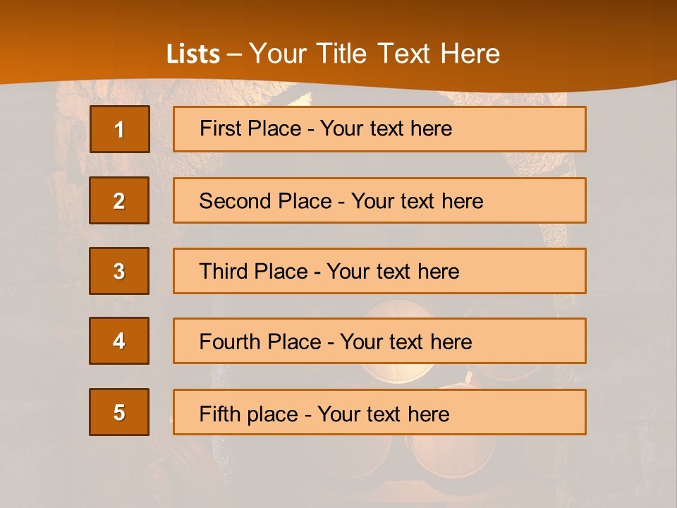 Dark No People Whiskey PowerPoint Template