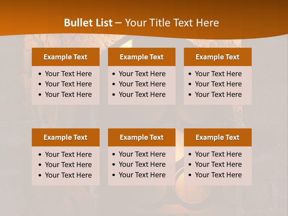 Dark No People Whiskey PowerPoint Template