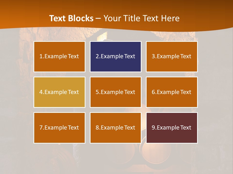 Dark No People Whiskey PowerPoint Template