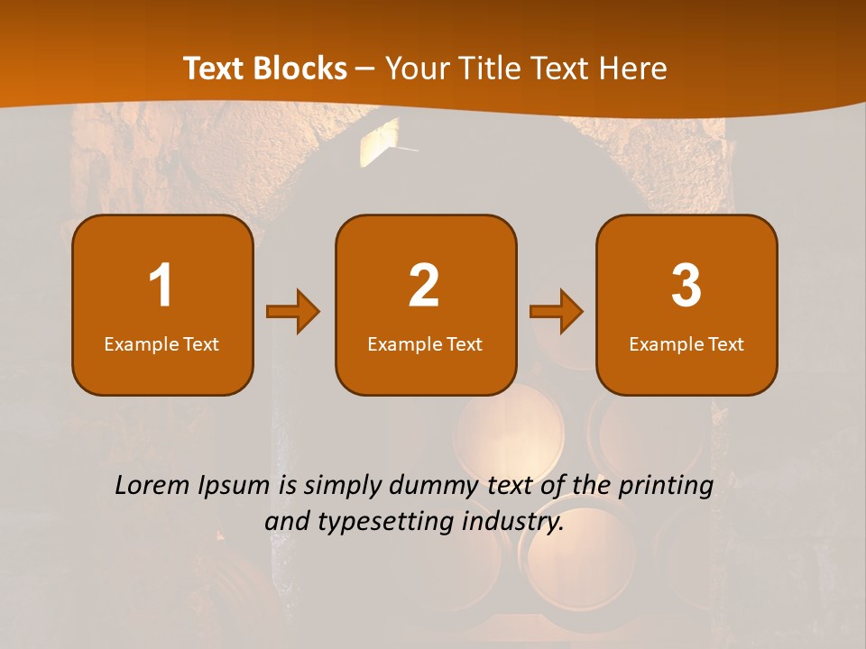 Dark No People Whiskey PowerPoint Template