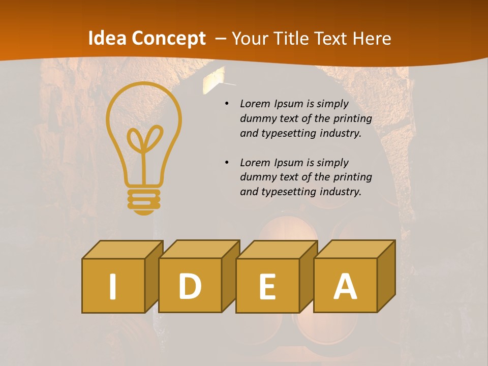 Dark No People Whiskey PowerPoint Template