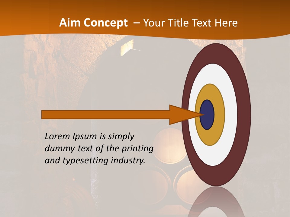 Dark No People Whiskey PowerPoint Template