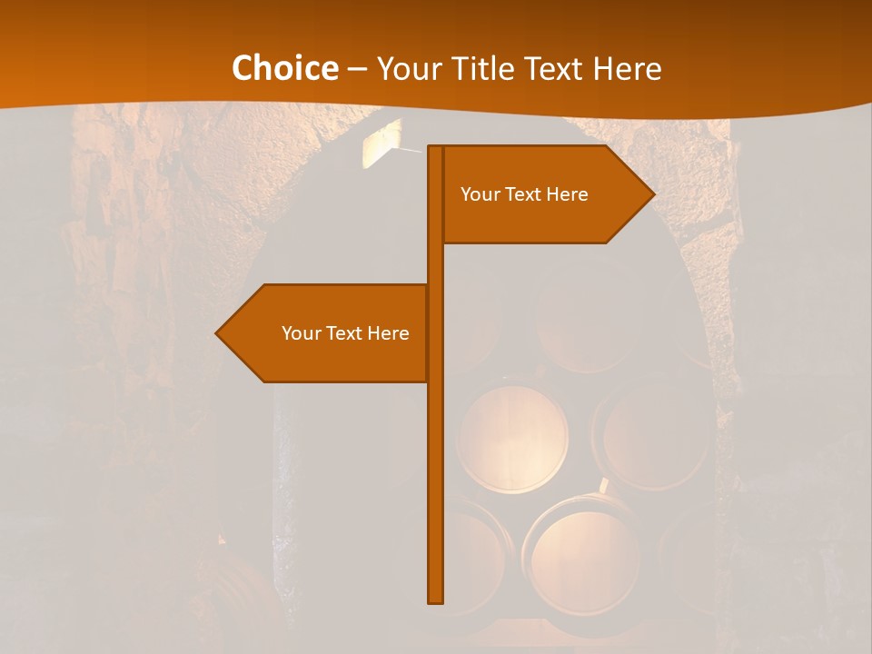 Dark No People Whiskey PowerPoint Template