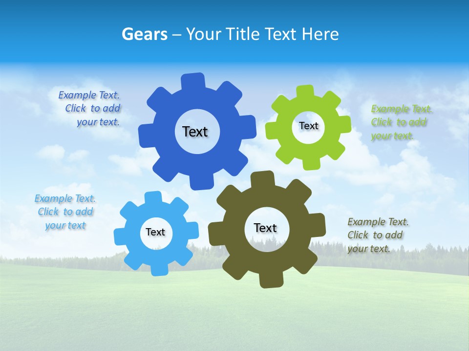 Sunny Country Sun PowerPoint Template