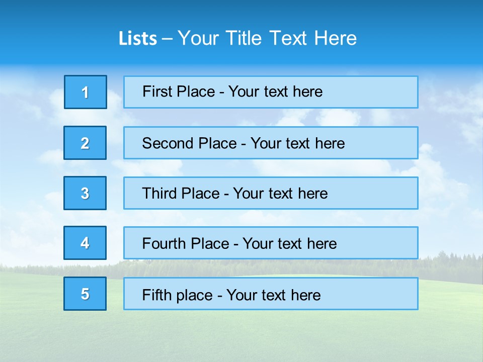 Sunny Country Sun PowerPoint Template