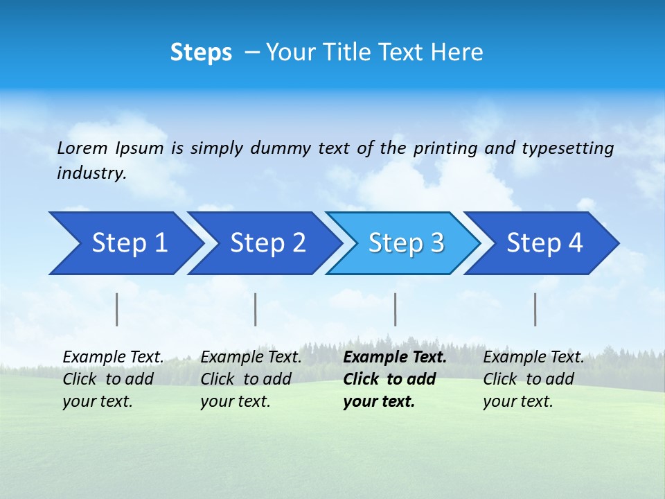 Sunny Country Sun PowerPoint Template