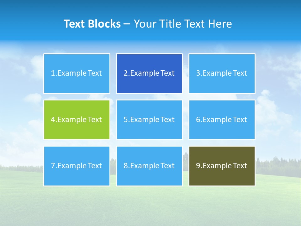 Sunny Country Sun PowerPoint Template