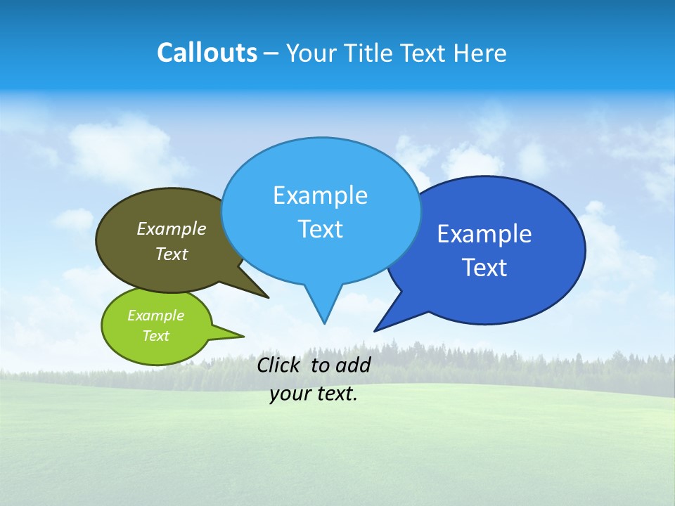 Sunny Country Sun PowerPoint Template