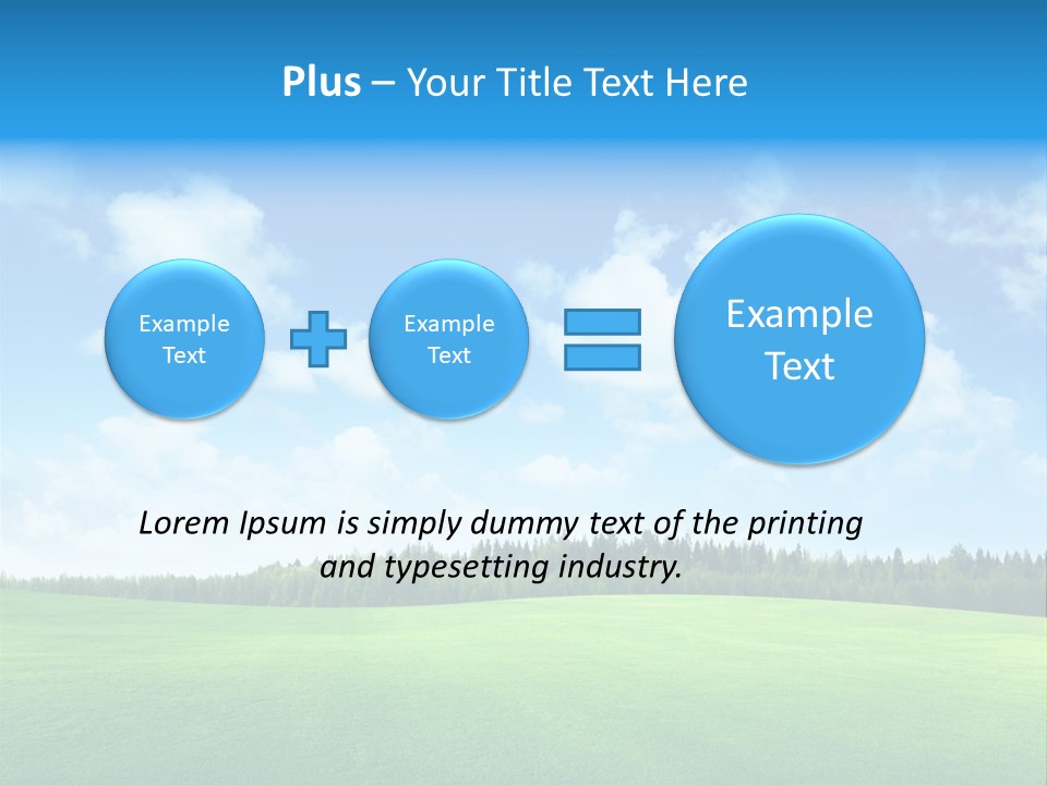 Sunny Country Sun PowerPoint Template
