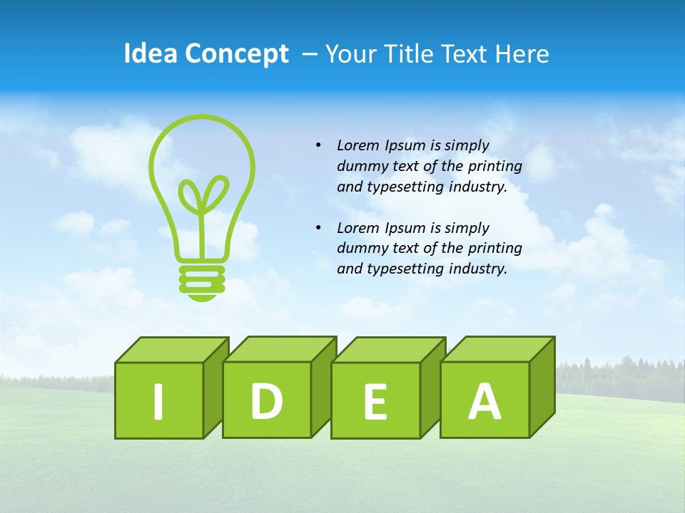 Sunny Country Sun PowerPoint Template