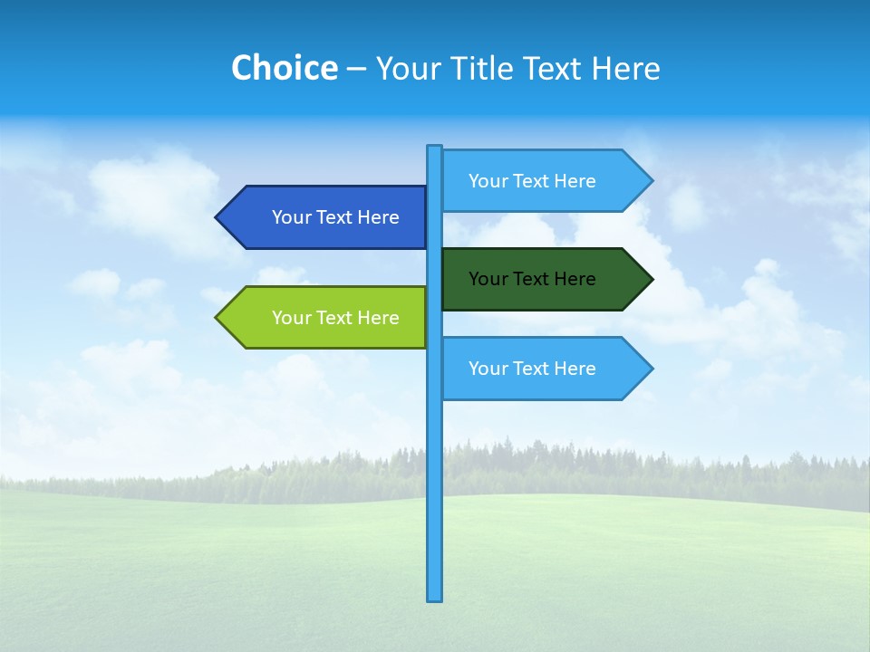 Sunny Country Sun PowerPoint Template