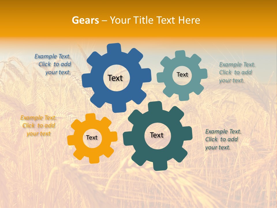 Group Farm Nobody PowerPoint Template