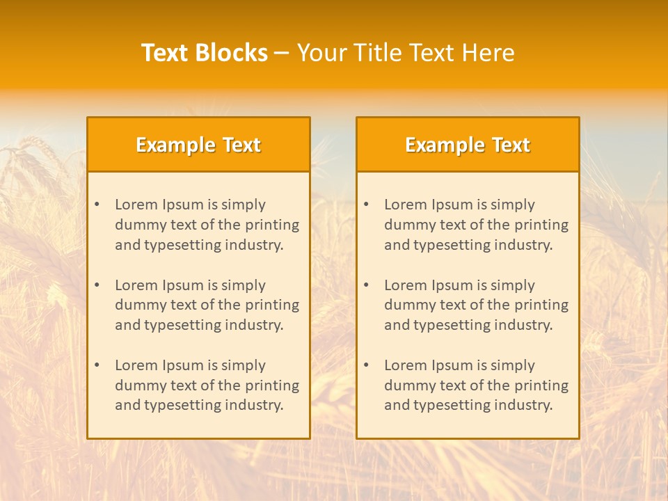 Group Farm Nobody PowerPoint Template