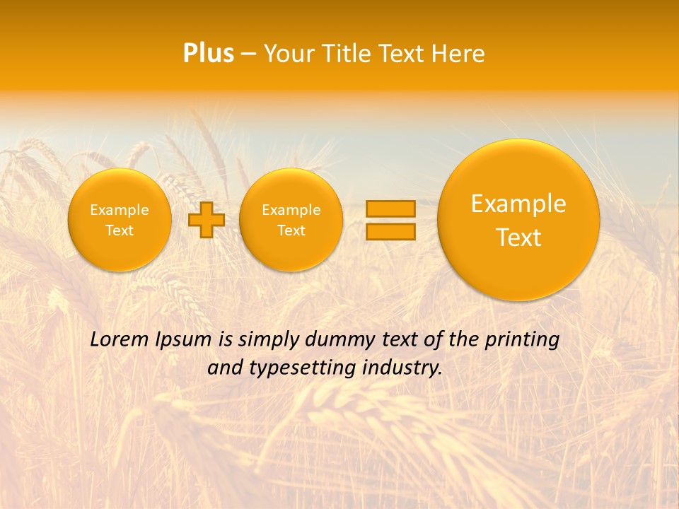Group Farm Nobody PowerPoint Template