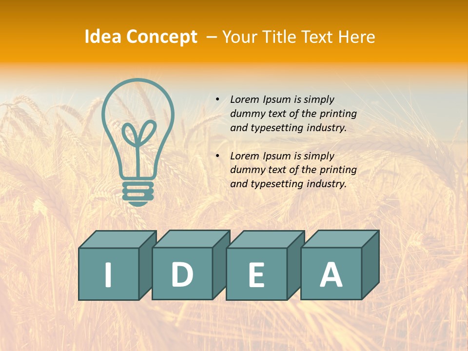 Group Farm Nobody PowerPoint Template