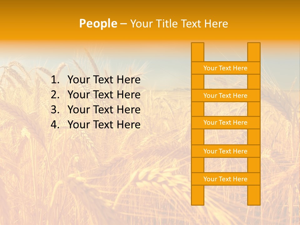 Group Farm Nobody PowerPoint Template