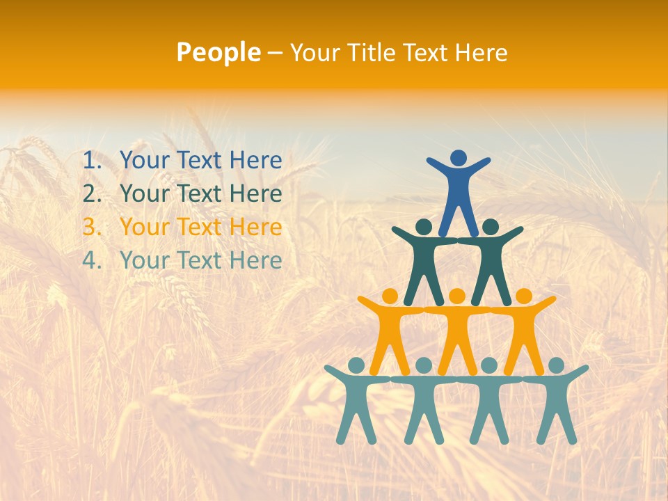 Group Farm Nobody PowerPoint Template