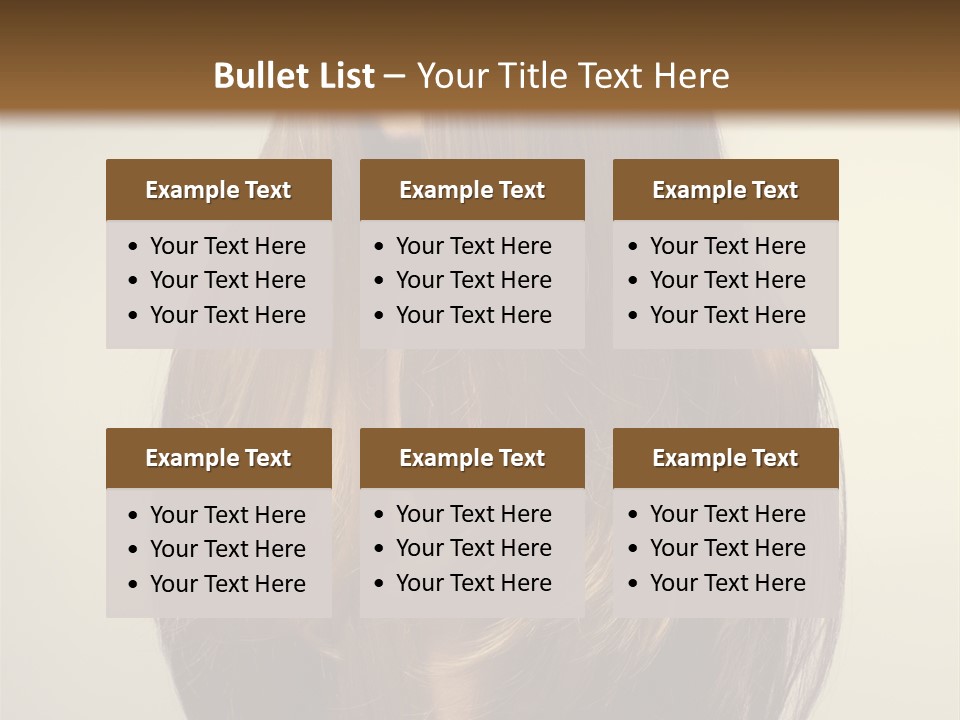 Fascination Caucasian Fine PowerPoint Template