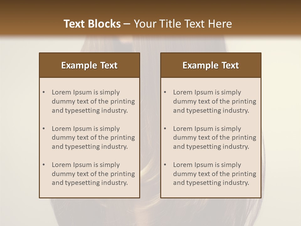 Fascination Caucasian Fine PowerPoint Template