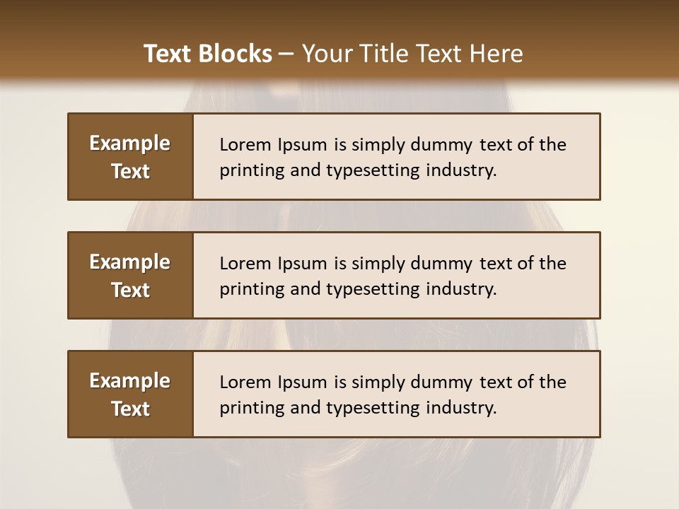 Fascination Caucasian Fine PowerPoint Template