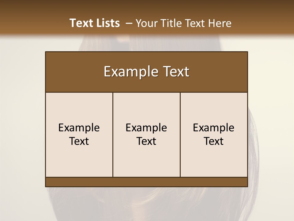 Fascination Caucasian Fine PowerPoint Template