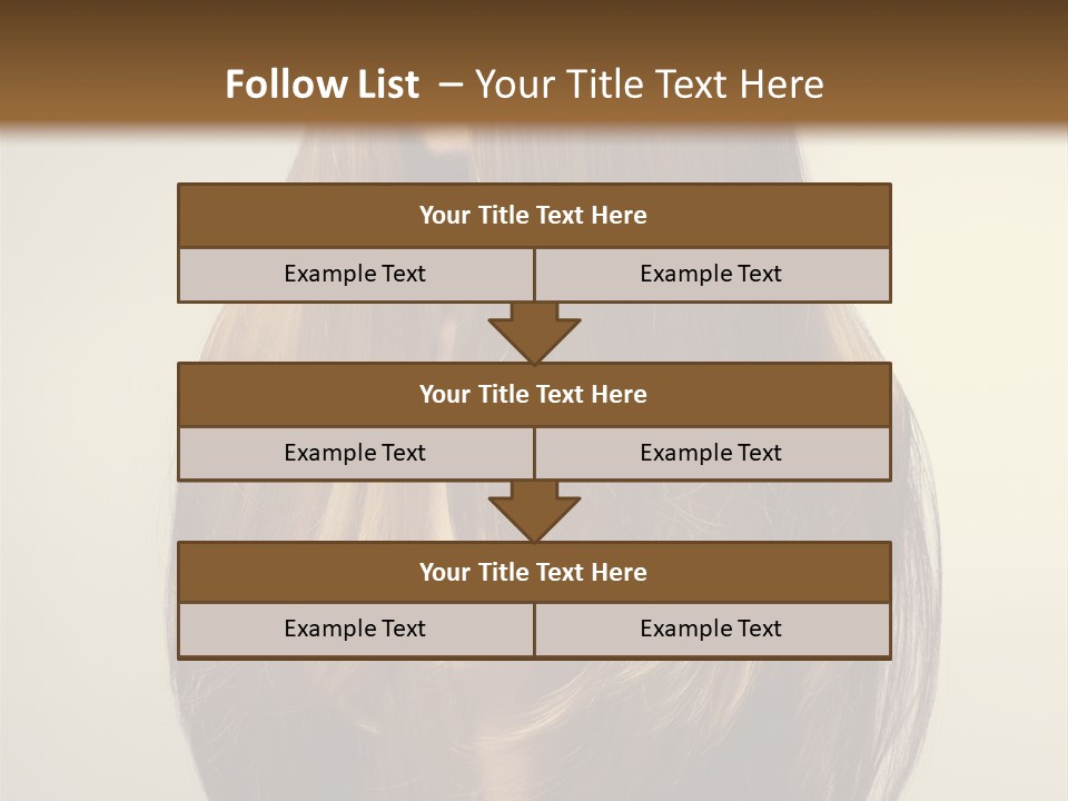 Fascination Caucasian Fine PowerPoint Template