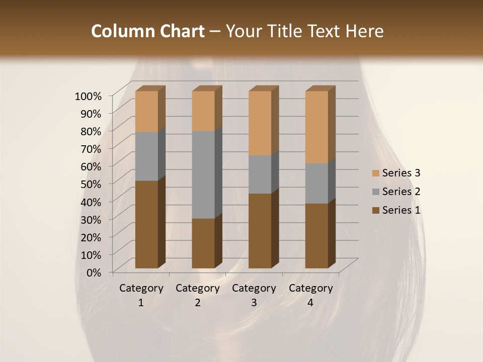 Fascination Caucasian Fine PowerPoint Template