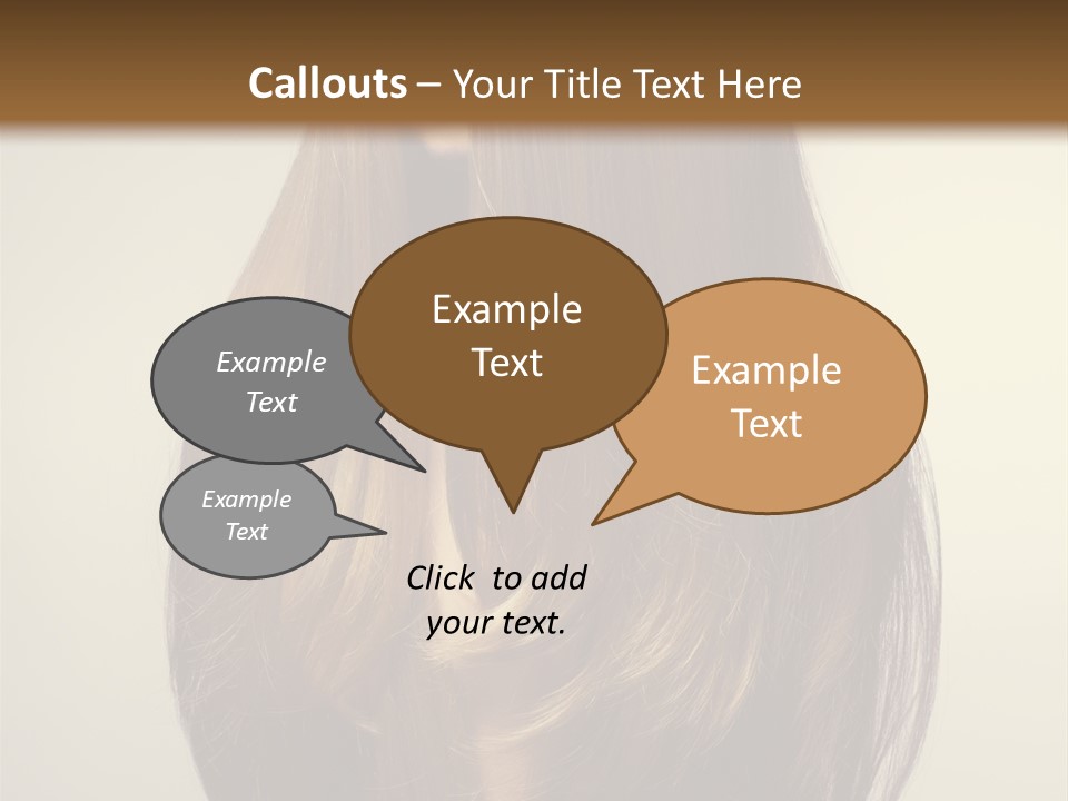 Fascination Caucasian Fine PowerPoint Template