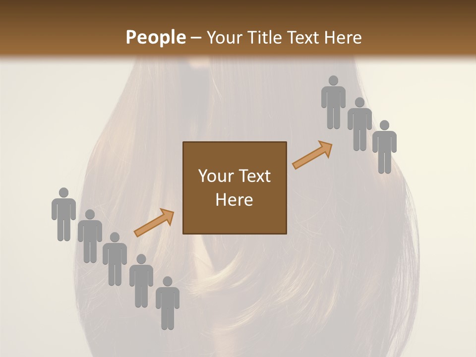 Fascination Caucasian Fine PowerPoint Template