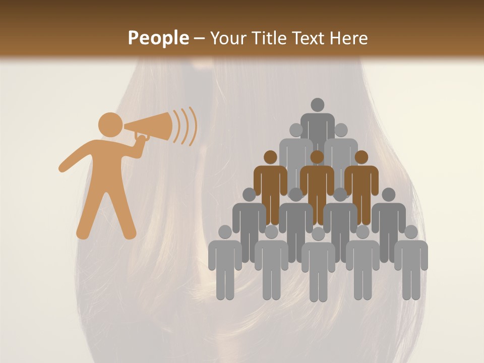 Fascination Caucasian Fine PowerPoint Template