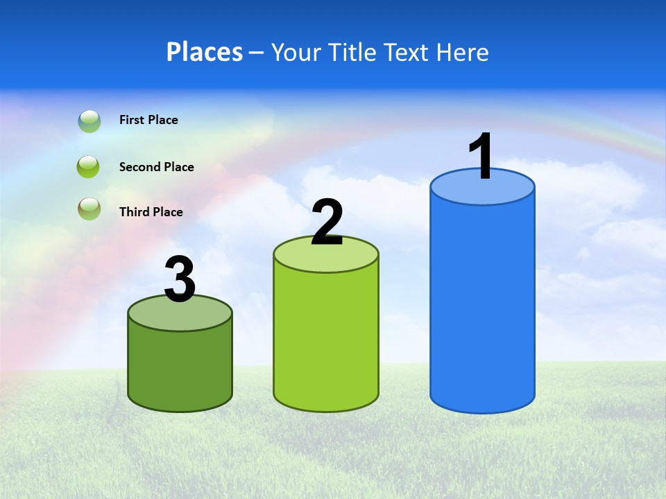 Colorful Day Field PowerPoint Template