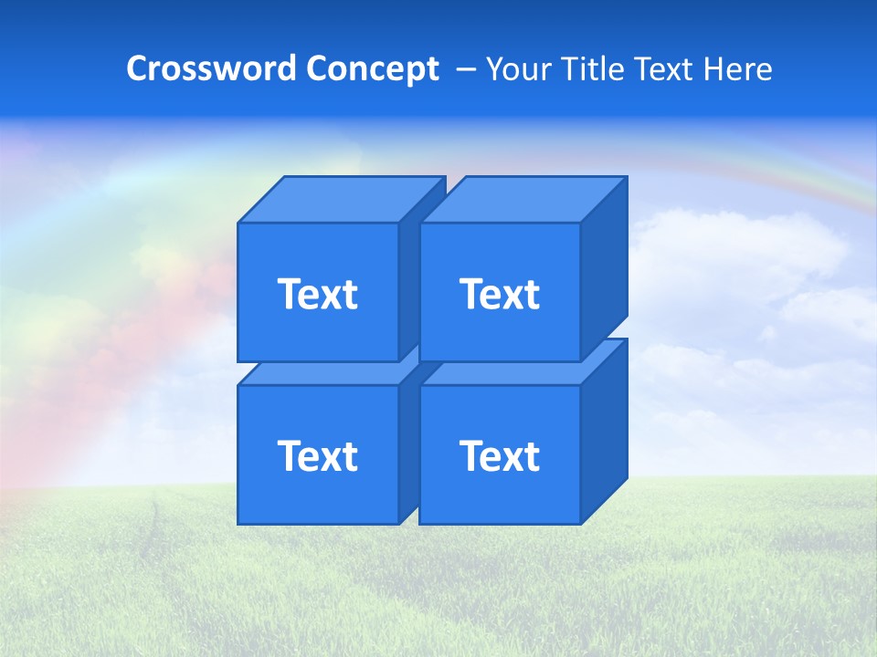 Colorful Day Field PowerPoint Template