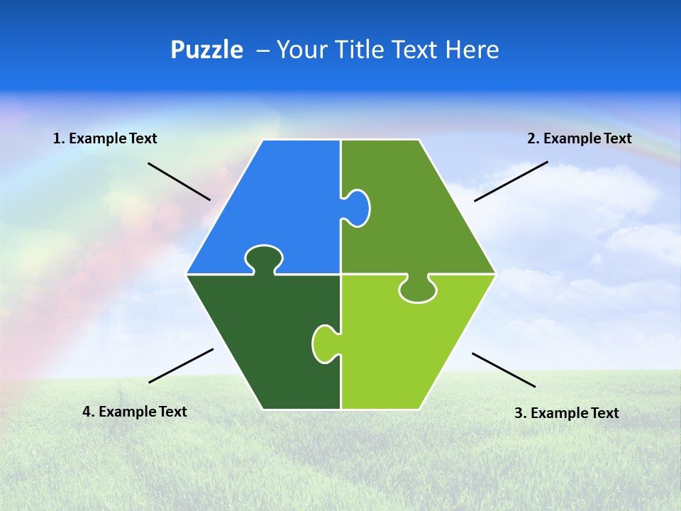 Colorful Day Field PowerPoint Template