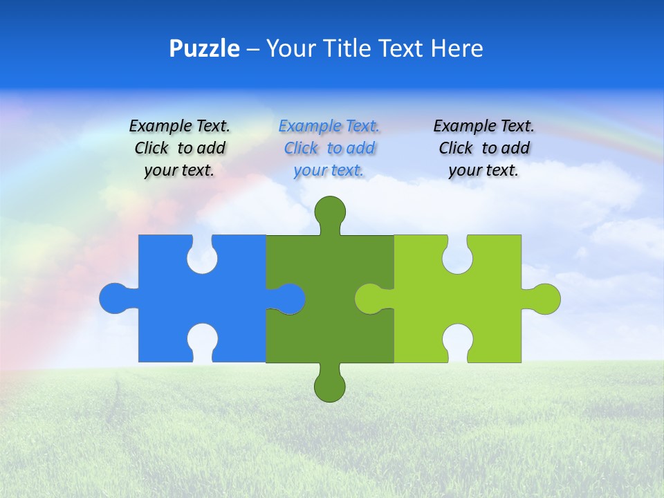 Colorful Day Field PowerPoint Template