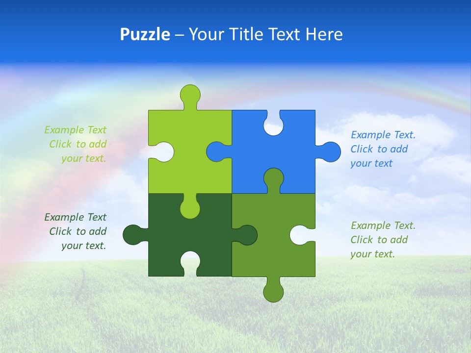 Colorful Day Field PowerPoint Template